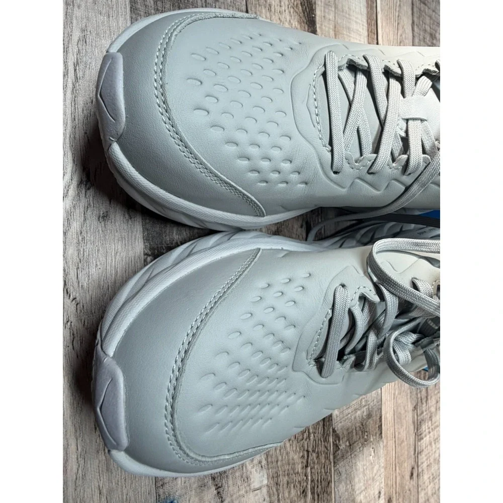Men's‎ Bondi SR Cushioned Leather Slip Resistant Shoe Gray Size 11.5